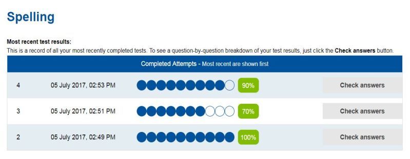 Bond 11+ parent report example